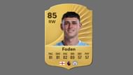 Phil Foden is among the best promising wingers out there (Image via EA Sports)